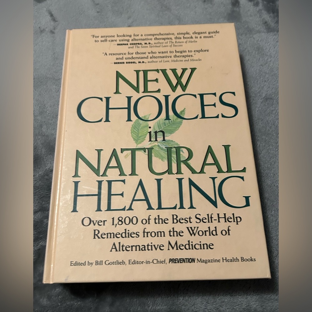 New Choices In Natural Healing Alternative Medicine, Hardcover Book, 1995